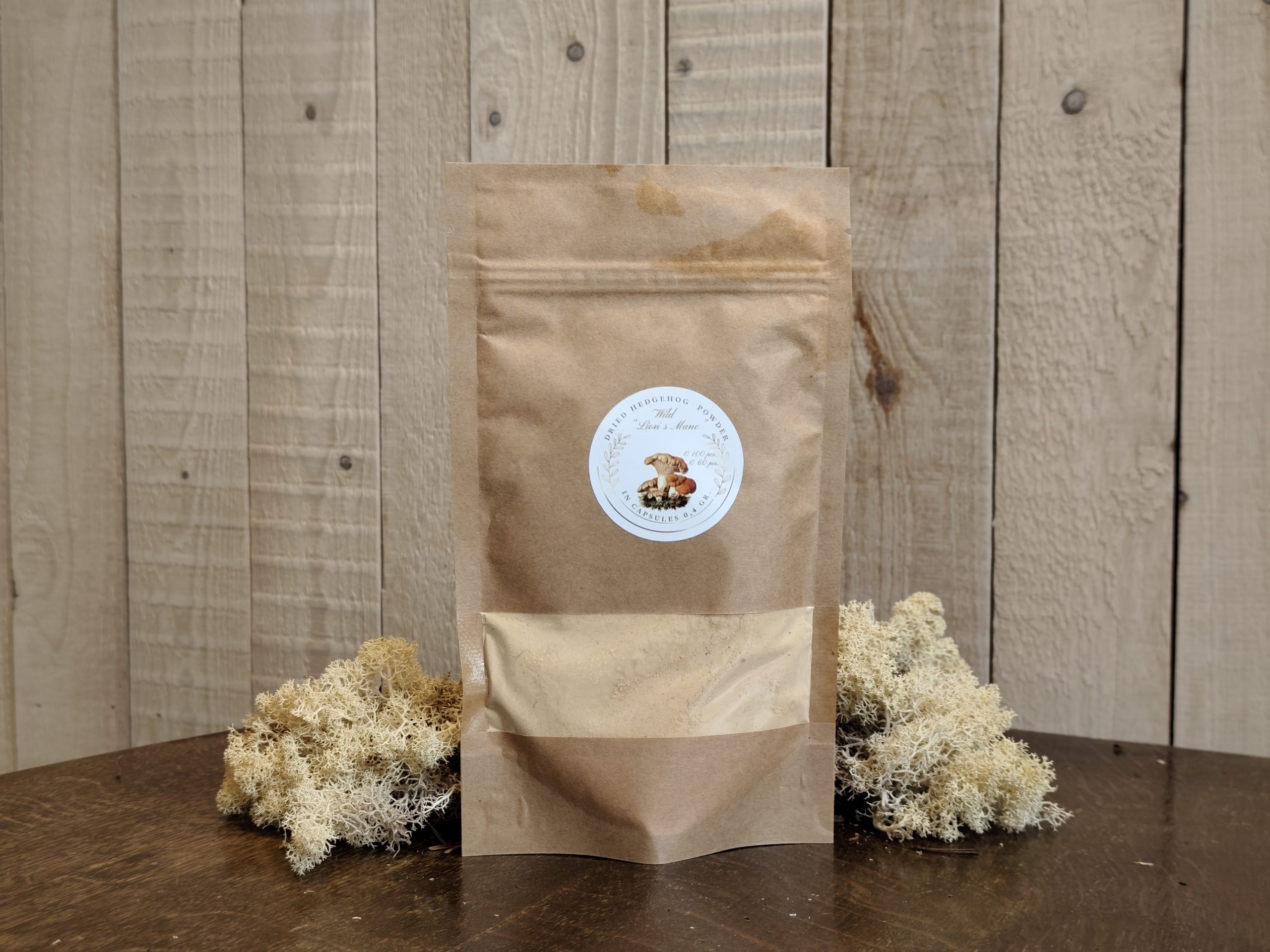 DRIED WILD LIONS MANE POWDER